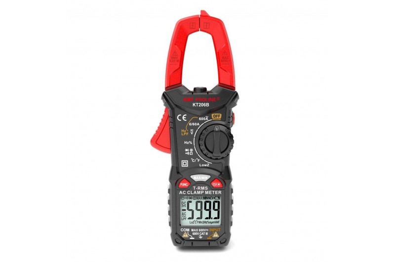KT 206B, Токоизмерительные клещи c True RMS «PROLINE», КВТ 79130 KT 206B, Токоизмерительные клещи c True RMS «PROLINE», КВТ 79130
