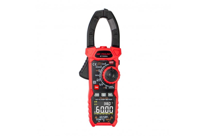 KT 208A "PROLINE" Токовые клещи цифровые c True RMS КВТ 79131 KT 208A "PROLINE" Токовые клещи цифровые c True RMS КВТ 79131