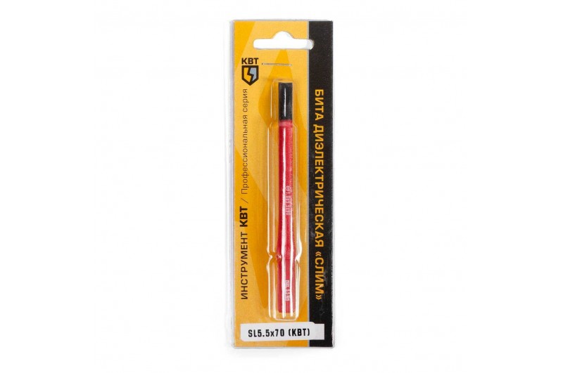 Бита диэлектрическая VDE 1000V, серия «СЛИМ» 5,5х70мм, КВТ 80208
