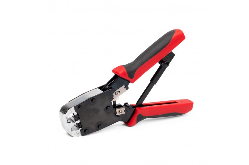 JT-02M:  Кримпер многофункциональный с двумя встроенными модулями для обжима RJ-11, RJ-12, RJ-45, 84825